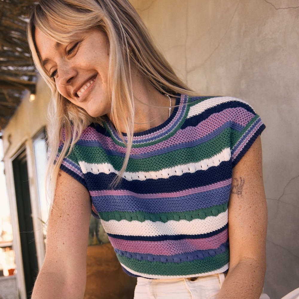 Marine Layer Rory Crotchet Sweater Vest